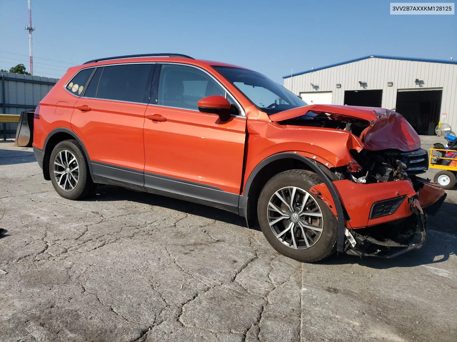 2019 Volkswagen Tiguan Se VIN: 3VV2B7AXXKM128125 Lot: 65920994