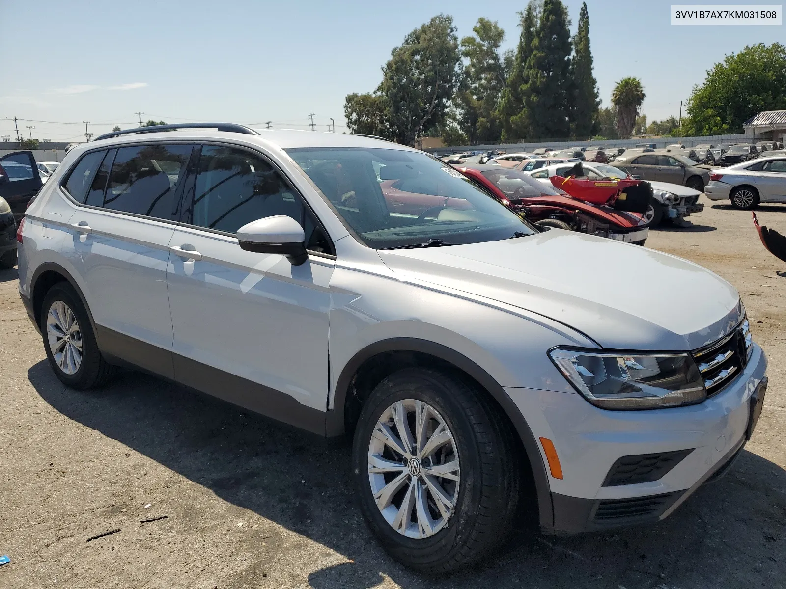 2019 Volkswagen Tiguan S VIN: 3VV1B7AX7KM031508 Lot: 66018464