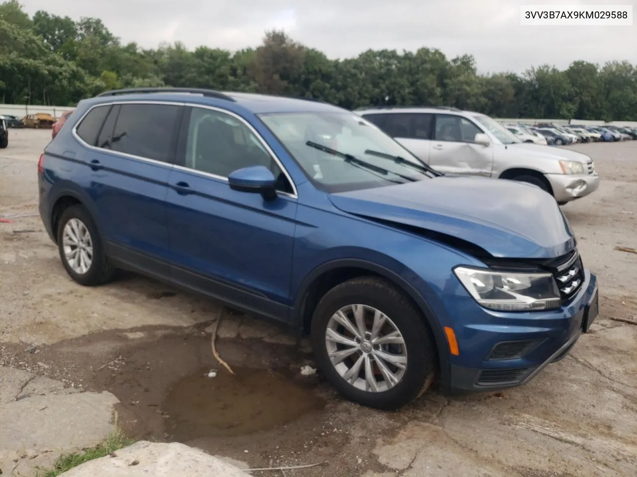 2019 Volkswagen Tiguan Se VIN: 3VV3B7AX9KM029588 Lot: 66117394