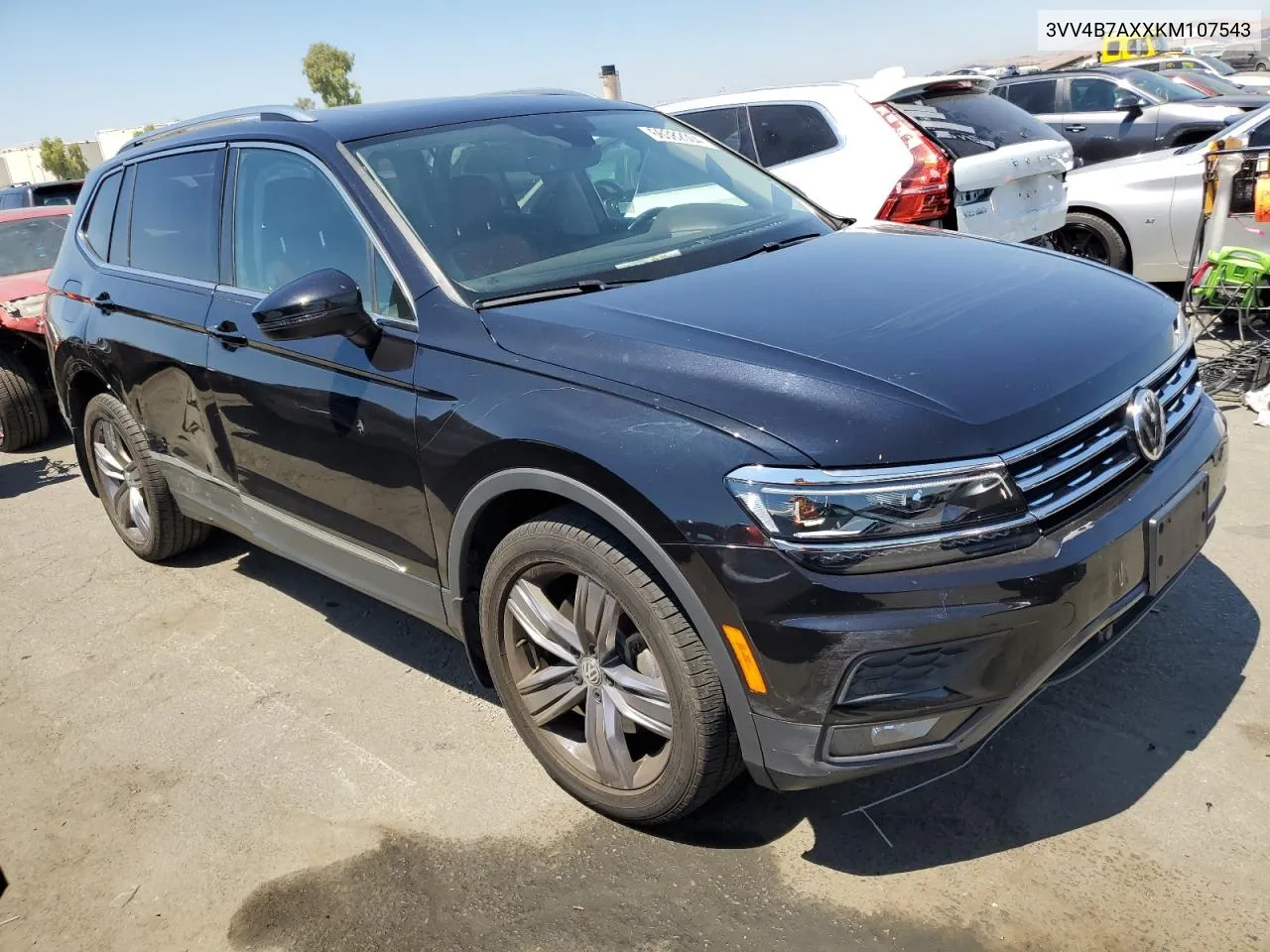 2019 Volkswagen Tiguan Sel Premium VIN: 3VV4B7AXXKM107543 Lot: 66382004