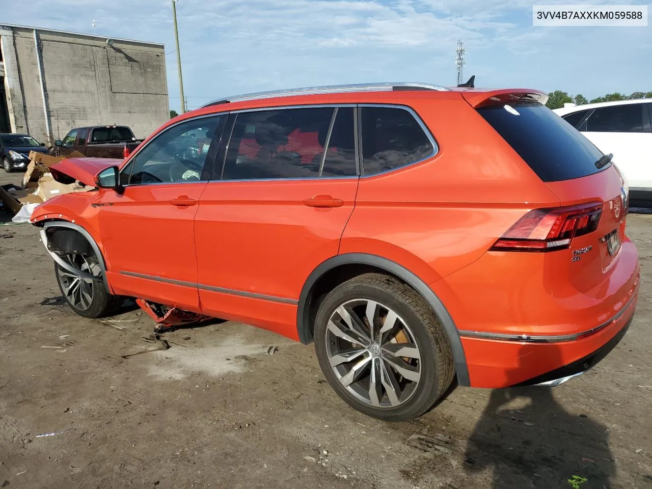 2019 Volkswagen Tiguan Sel Premium VIN: 3VV4B7AXXKM059588 Lot: 66721734