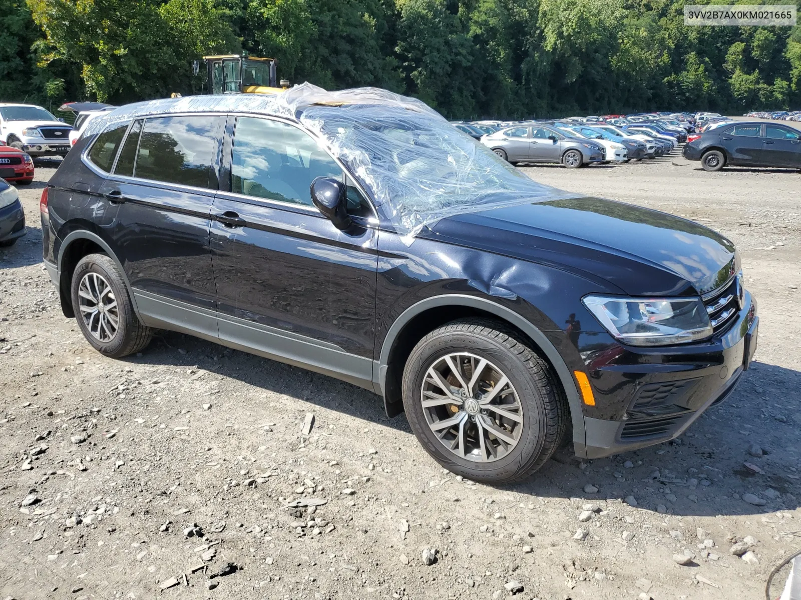 2019 Volkswagen Tiguan Se VIN: 3VV2B7AX0KM021665 Lot: 67036024