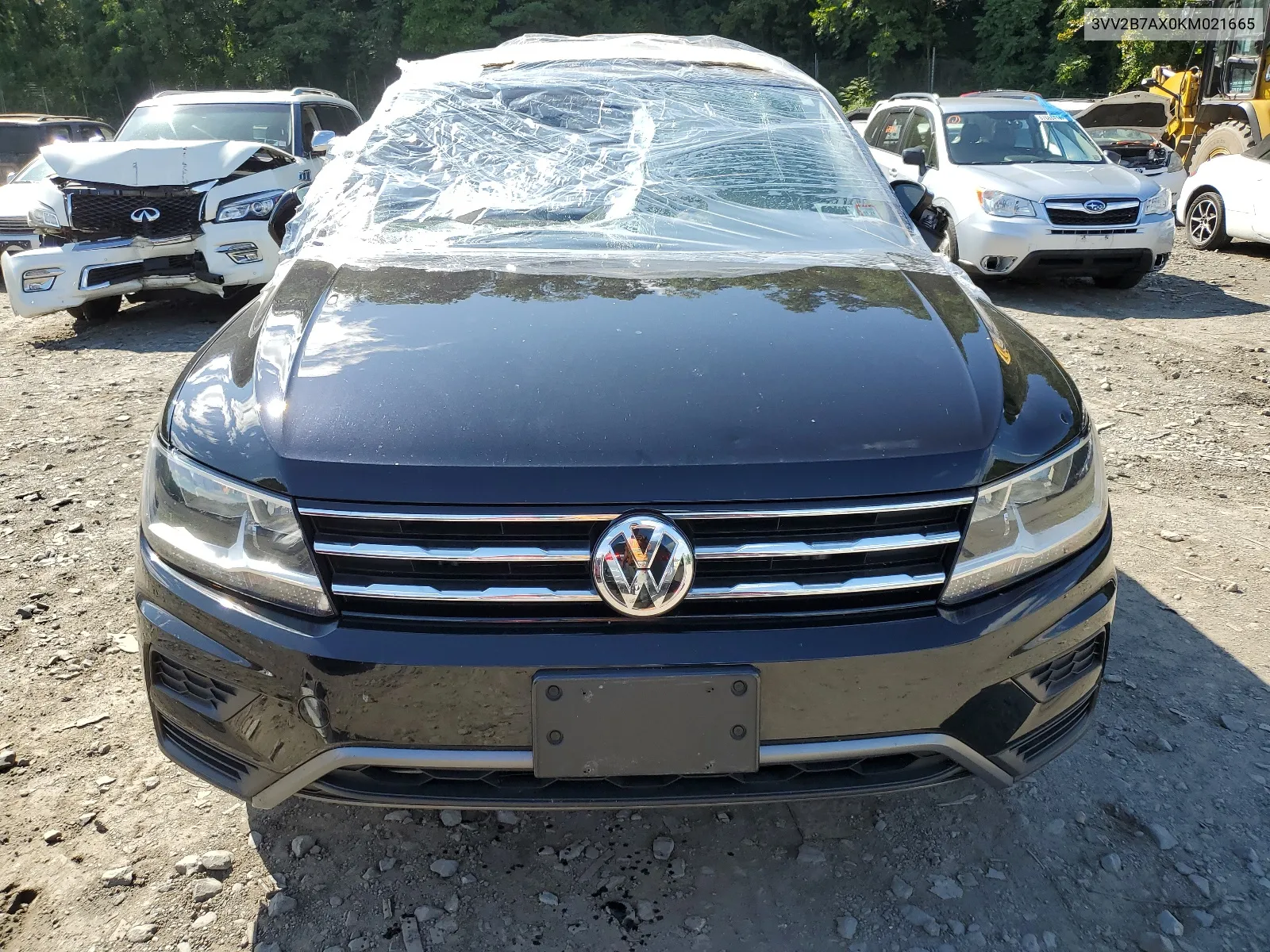 2019 Volkswagen Tiguan Se VIN: 3VV2B7AX0KM021665 Lot: 67036024