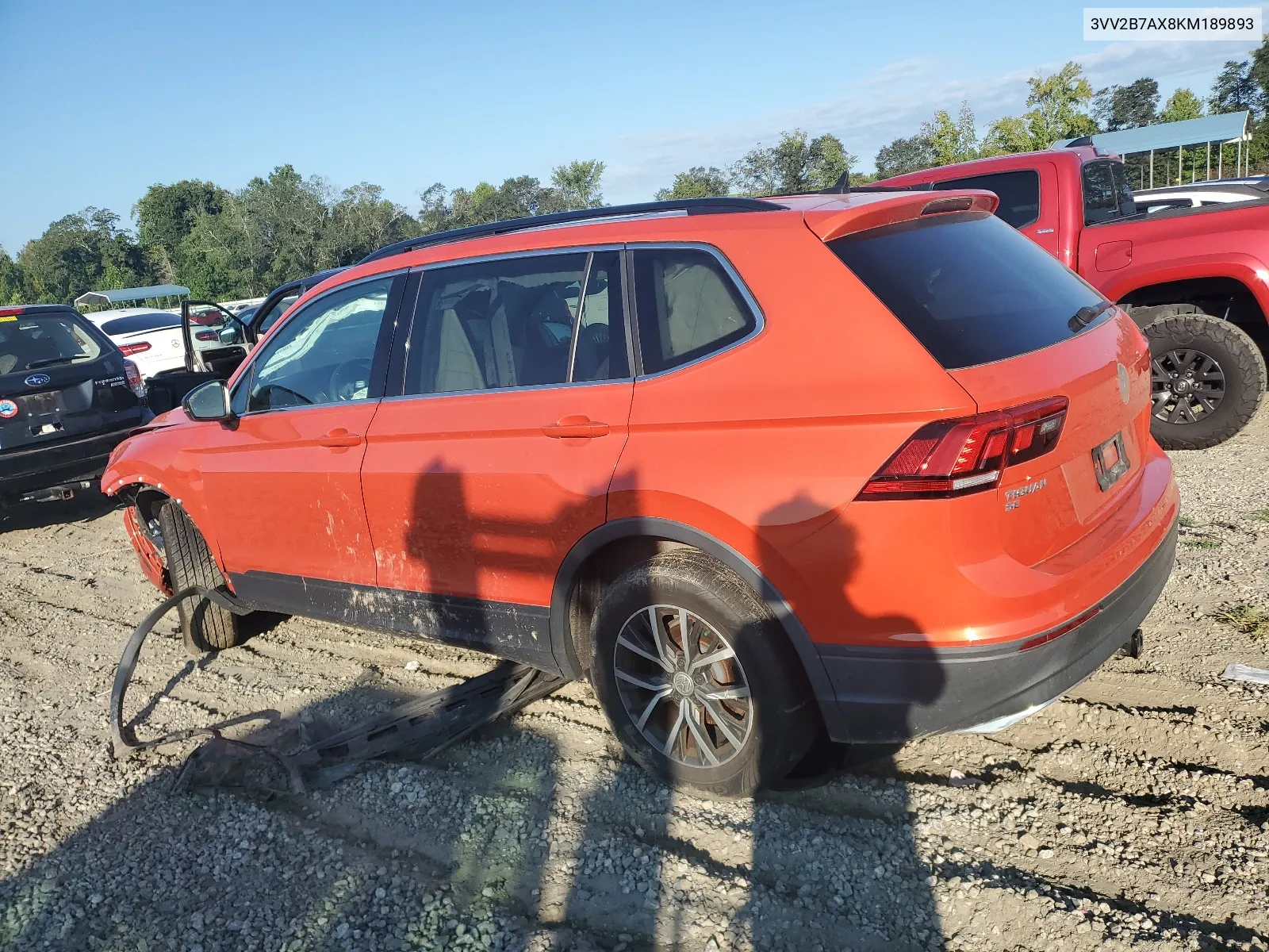 2019 Volkswagen Tiguan Se VIN: 3VV2B7AX8KM189893 Lot: 67265574