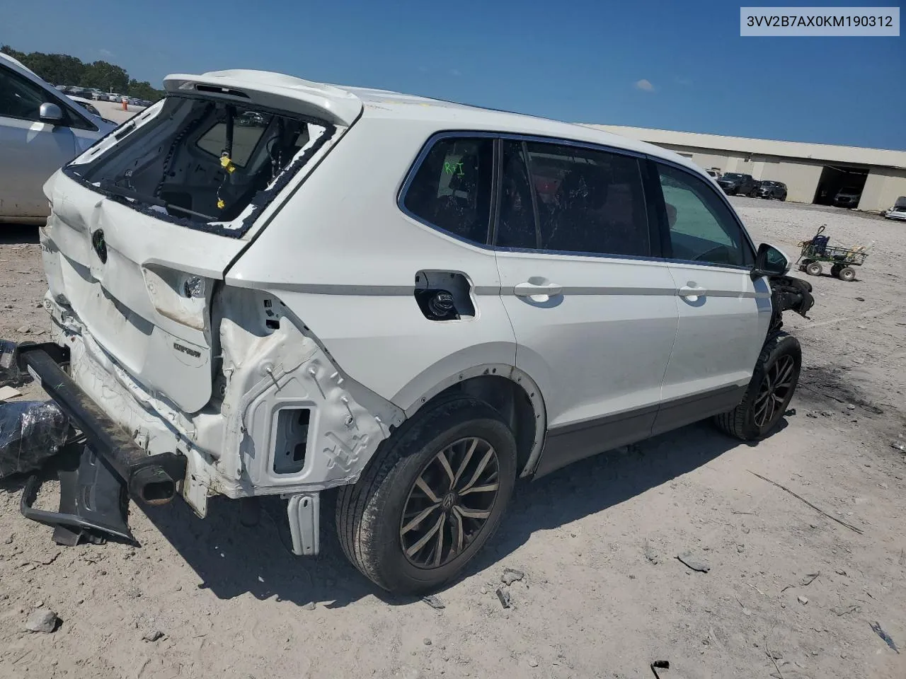 2019 Volkswagen Tiguan Se VIN: 3VV2B7AX0KM190312 Lot: 67728634