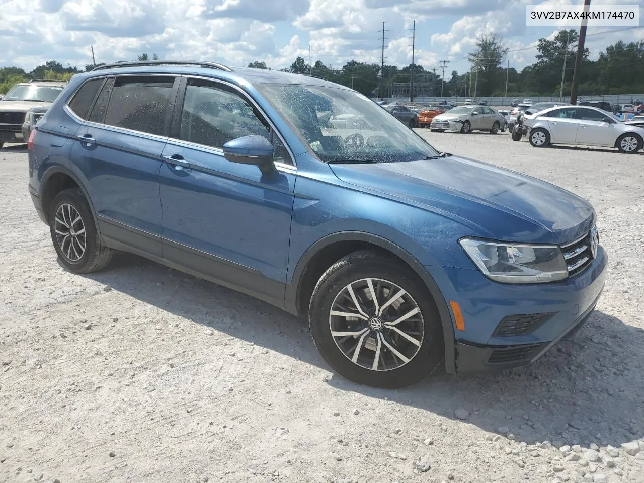 2019 Volkswagen Tiguan Se VIN: 3VV2B7AX4KM174470 Lot: 68205294