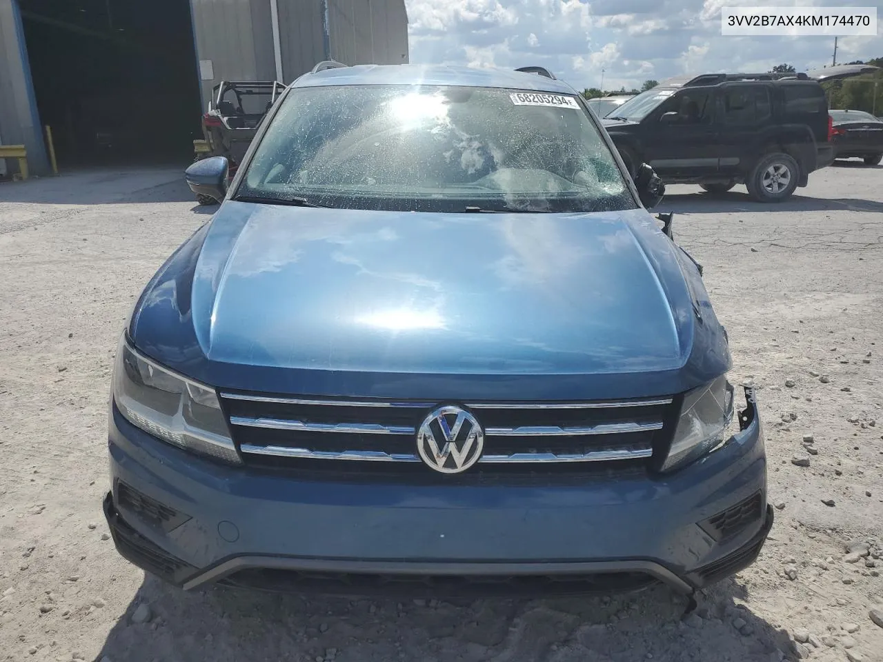 2019 Volkswagen Tiguan Se VIN: 3VV2B7AX4KM174470 Lot: 68205294