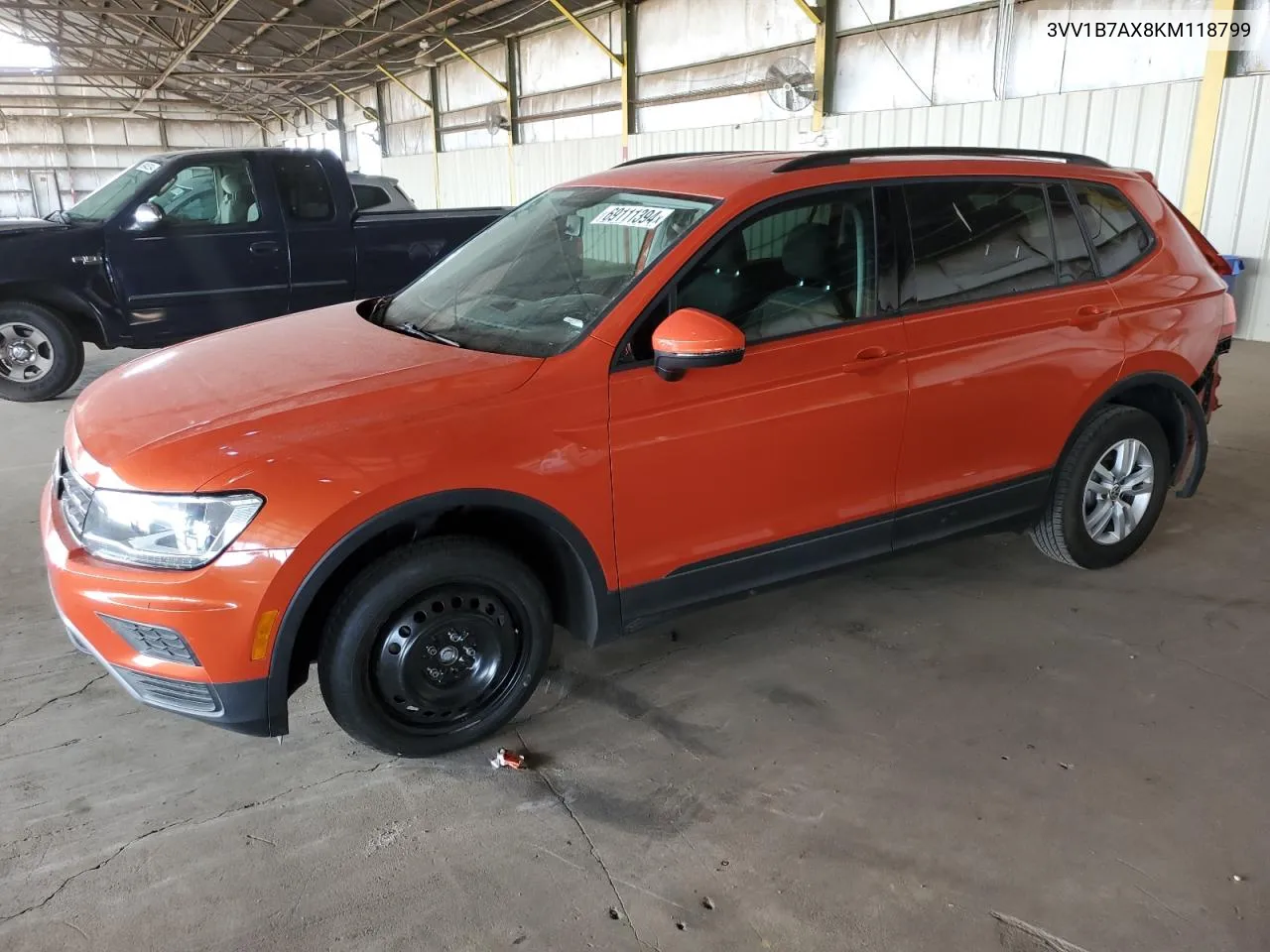 3VV1B7AX8KM118799 2019 Volkswagen Tiguan S