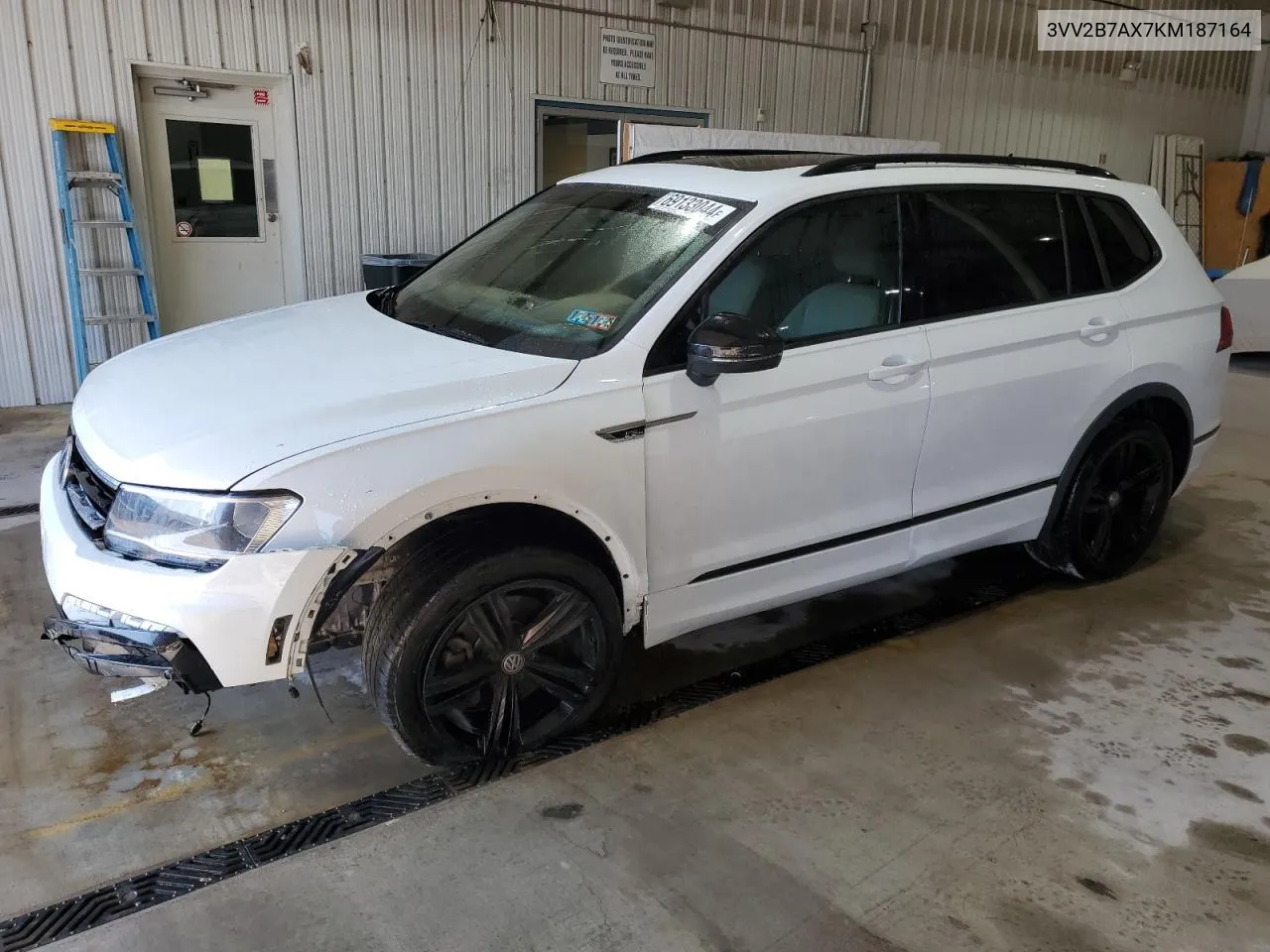 2019 Volkswagen Tiguan Se VIN: 3VV2B7AX7KM187164 Lot: 69133044