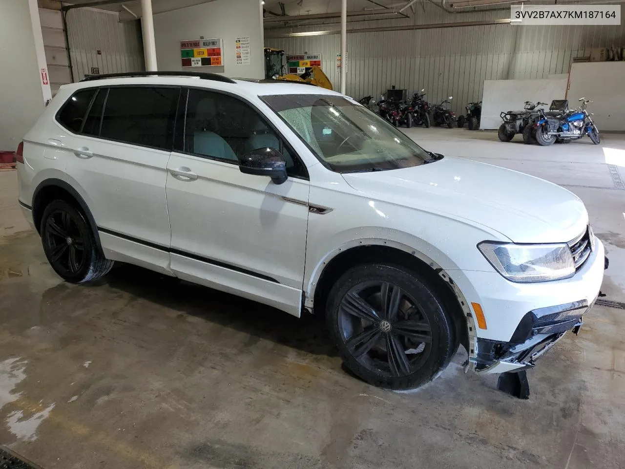 2019 Volkswagen Tiguan Se VIN: 3VV2B7AX7KM187164 Lot: 69133044