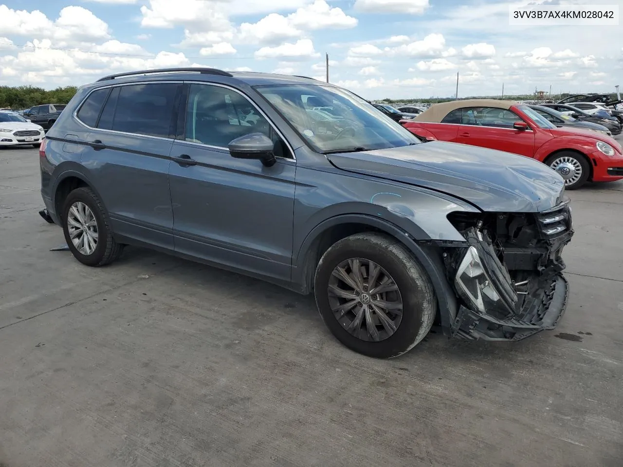 2019 Volkswagen Tiguan Se VIN: 3VV3B7AX4KM028042 Lot: 69249214