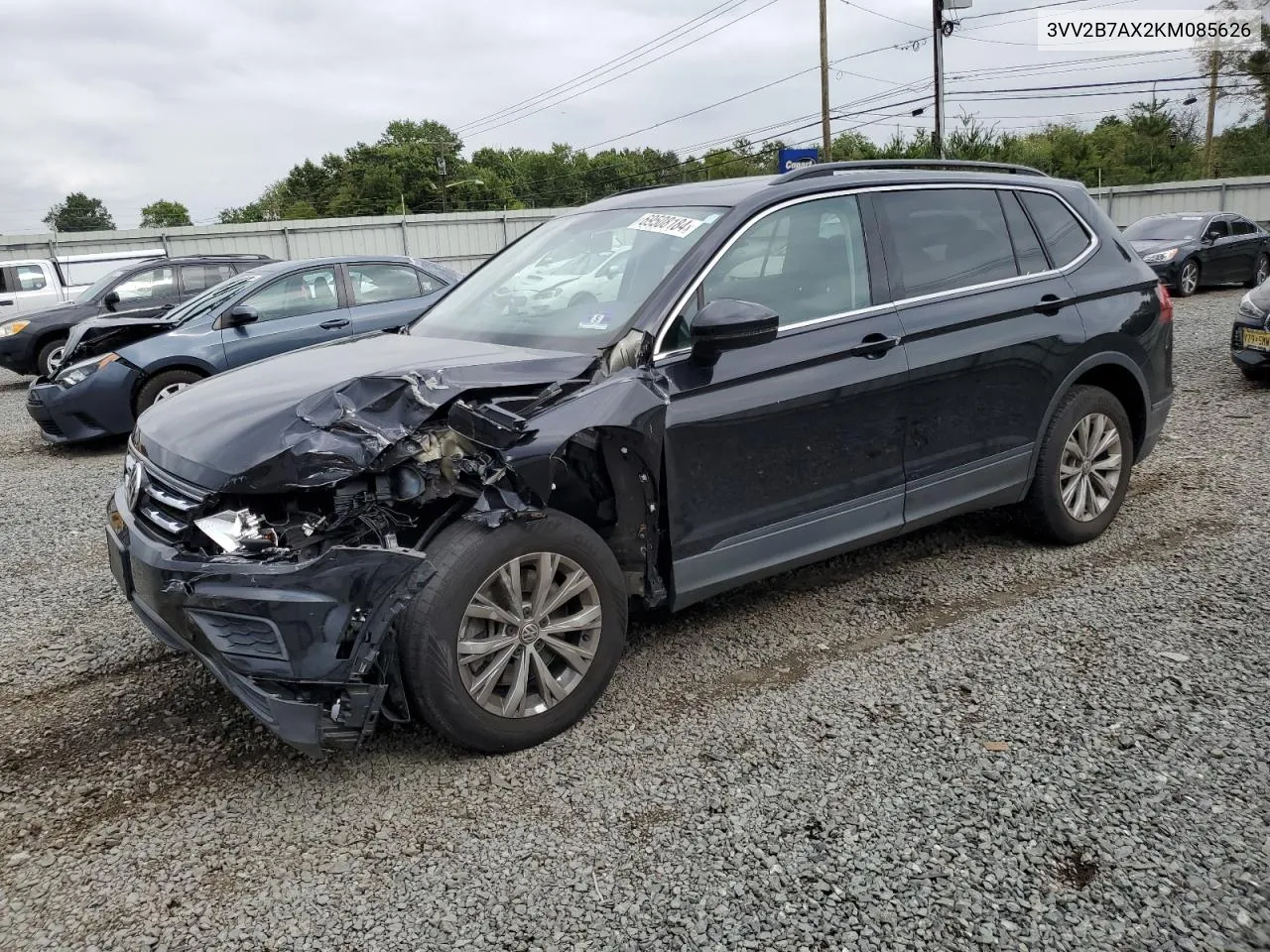 2019 Volkswagen Tiguan Se VIN: 3VV2B7AX2KM085626 Lot: 69508184