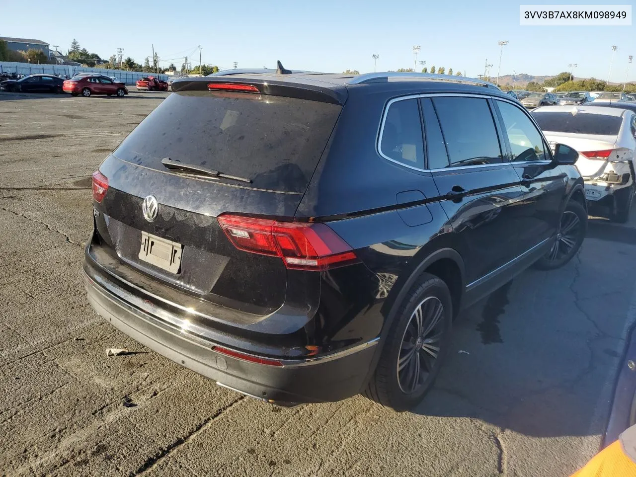 2019 Volkswagen Tiguan Se VIN: 3VV3B7AX8KM098949 Lot: 69531684