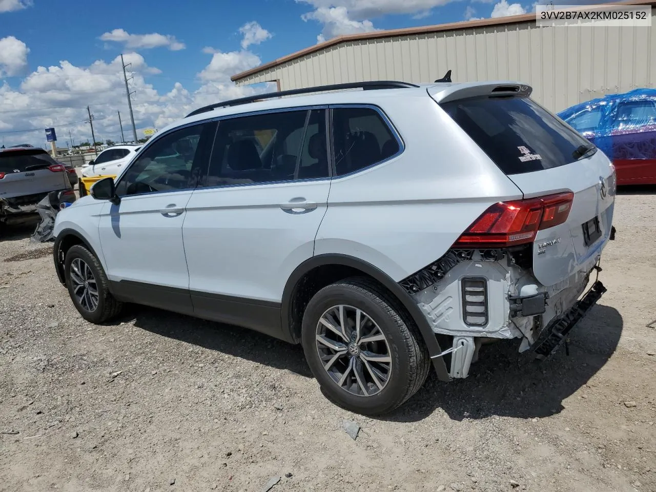 2019 Volkswagen Tiguan Se VIN: 3VV2B7AX2KM025152 Lot: 69576994