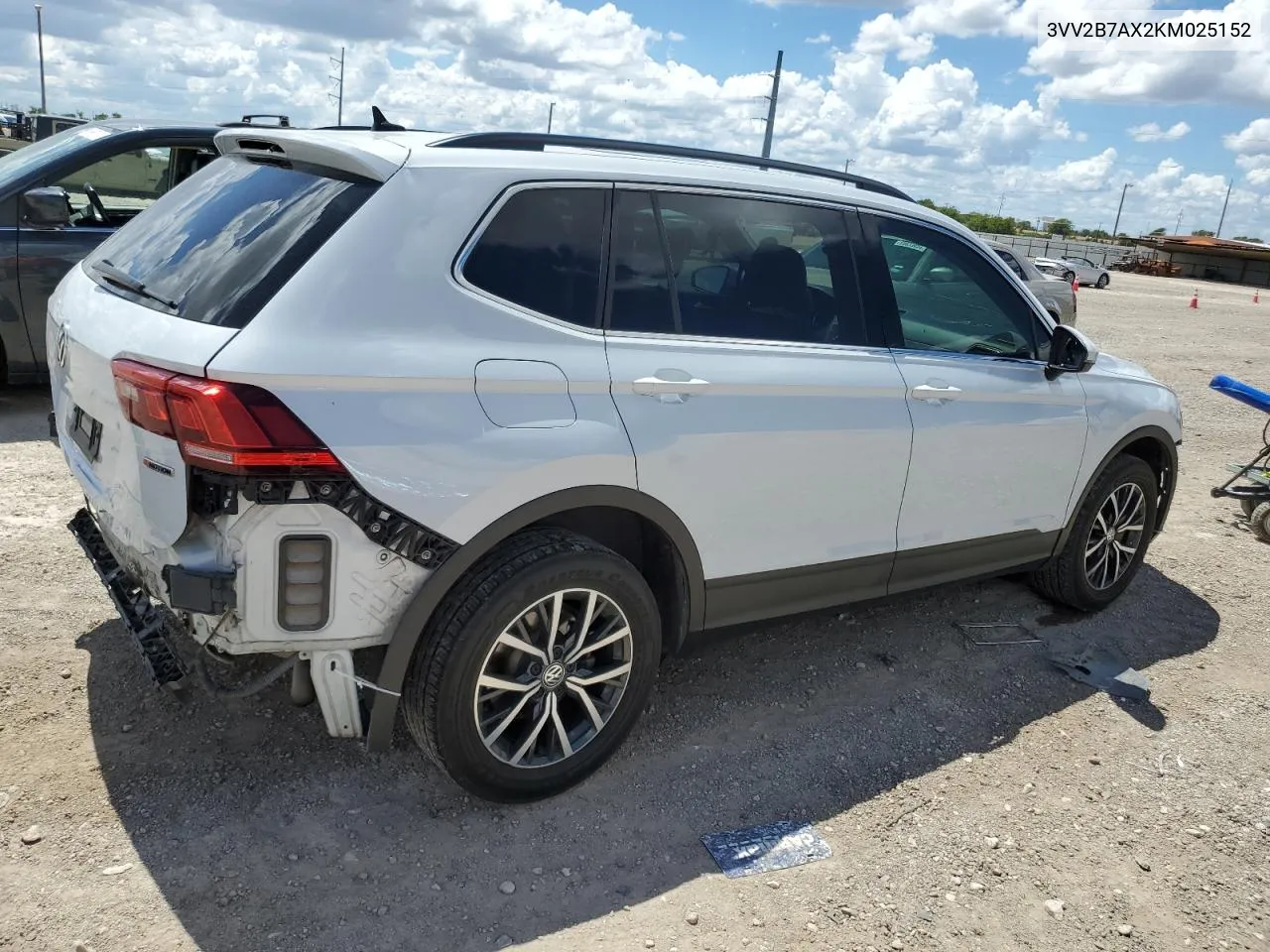 2019 Volkswagen Tiguan Se VIN: 3VV2B7AX2KM025152 Lot: 69576994