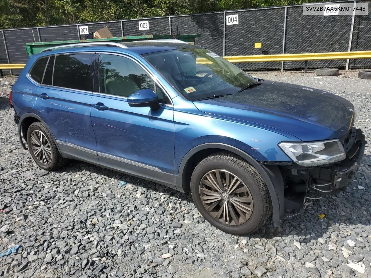 3VV2B7AX5KM017448 2019 Volkswagen Tiguan Se