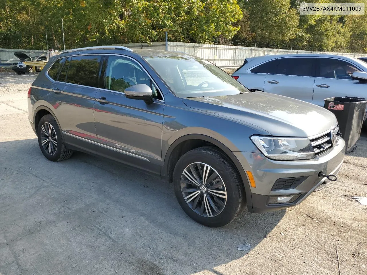 2019 Volkswagen Tiguan Se VIN: 3VV2B7AX4KM011009 Lot: 71122544