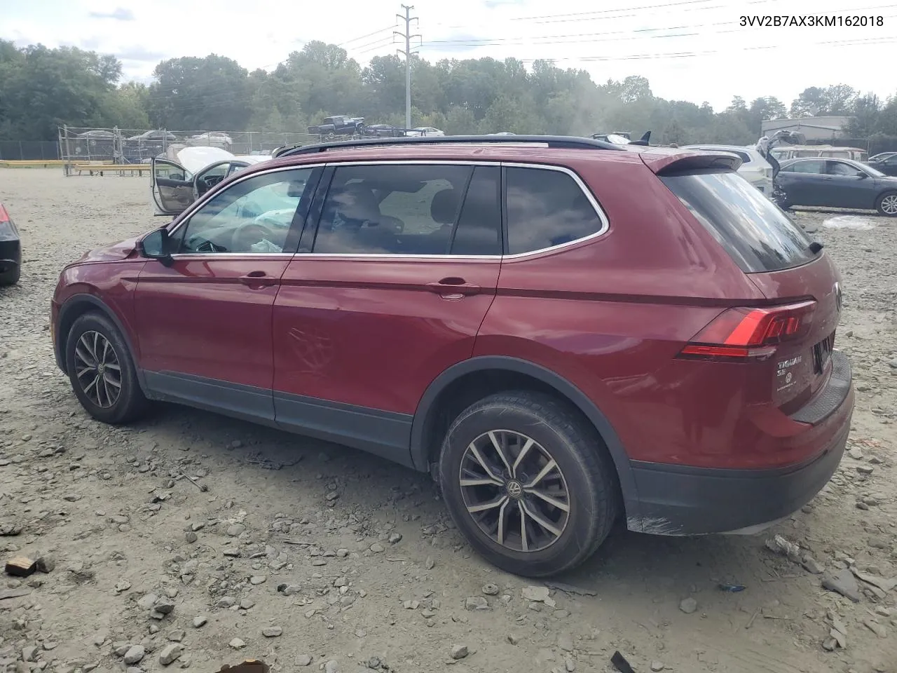 2019 Volkswagen Tiguan Se VIN: 3VV2B7AX3KM162018 Lot: 71133934