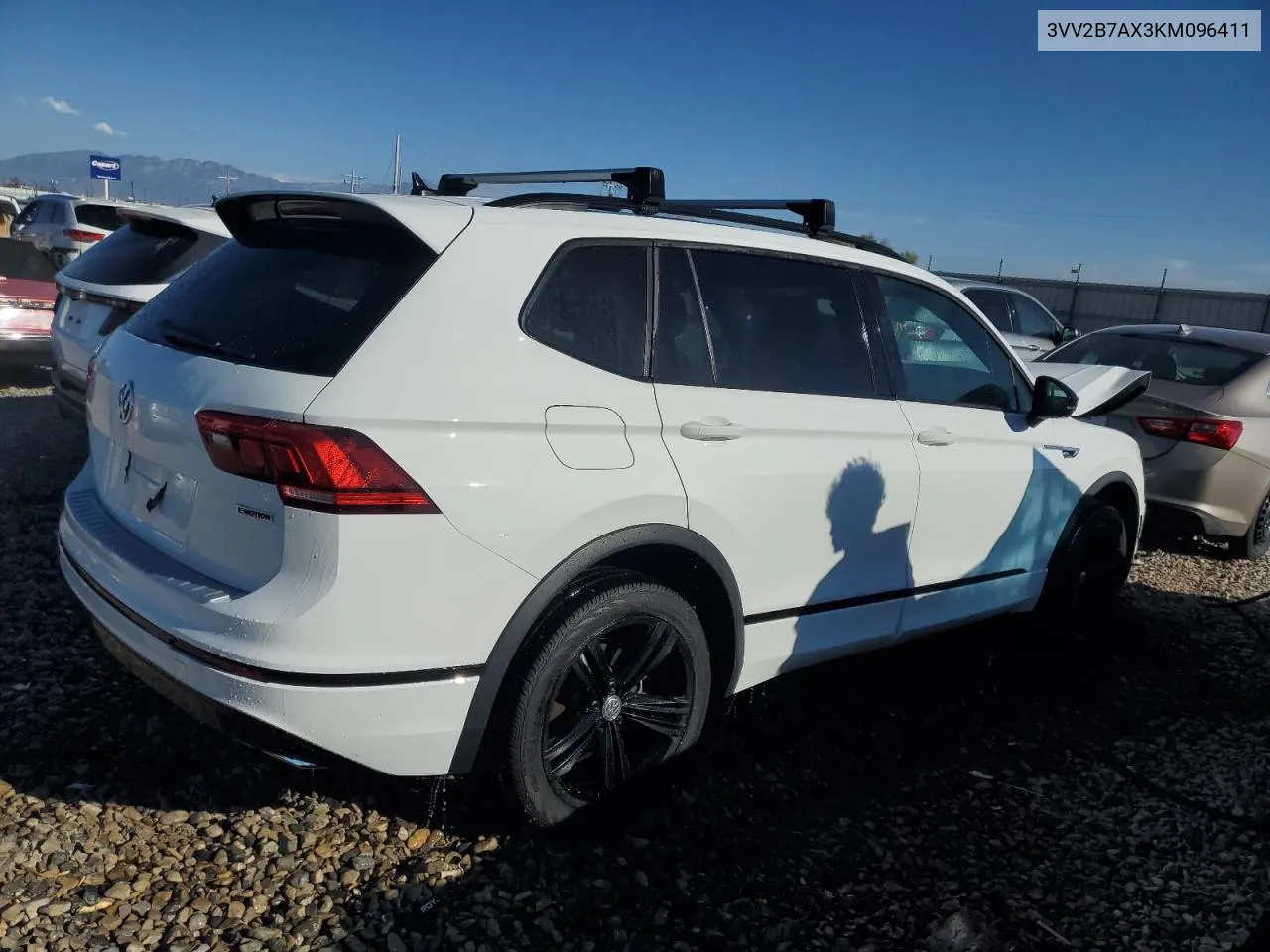 2019 Volkswagen Tiguan Se VIN: 3VV2B7AX3KM096411 Lot: 71887624