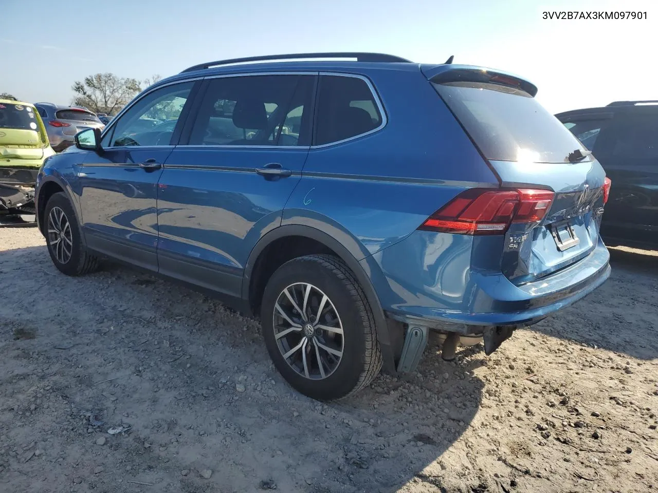 2019 Volkswagen Tiguan Se VIN: 3VV2B7AX3KM097901 Lot: 71991794