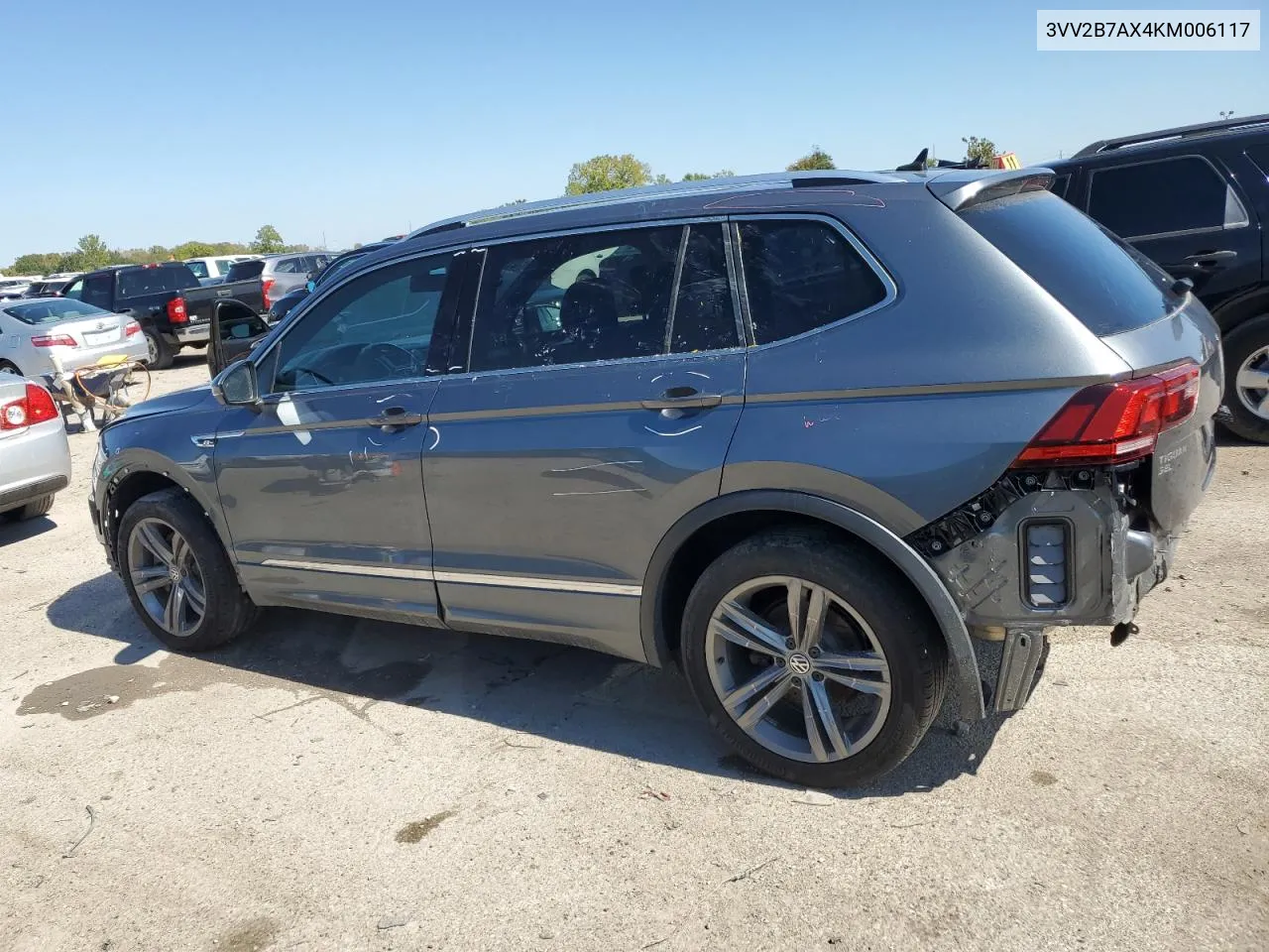 2019 Volkswagen Tiguan Se VIN: 3VV2B7AX4KM006117 Lot: 72030784