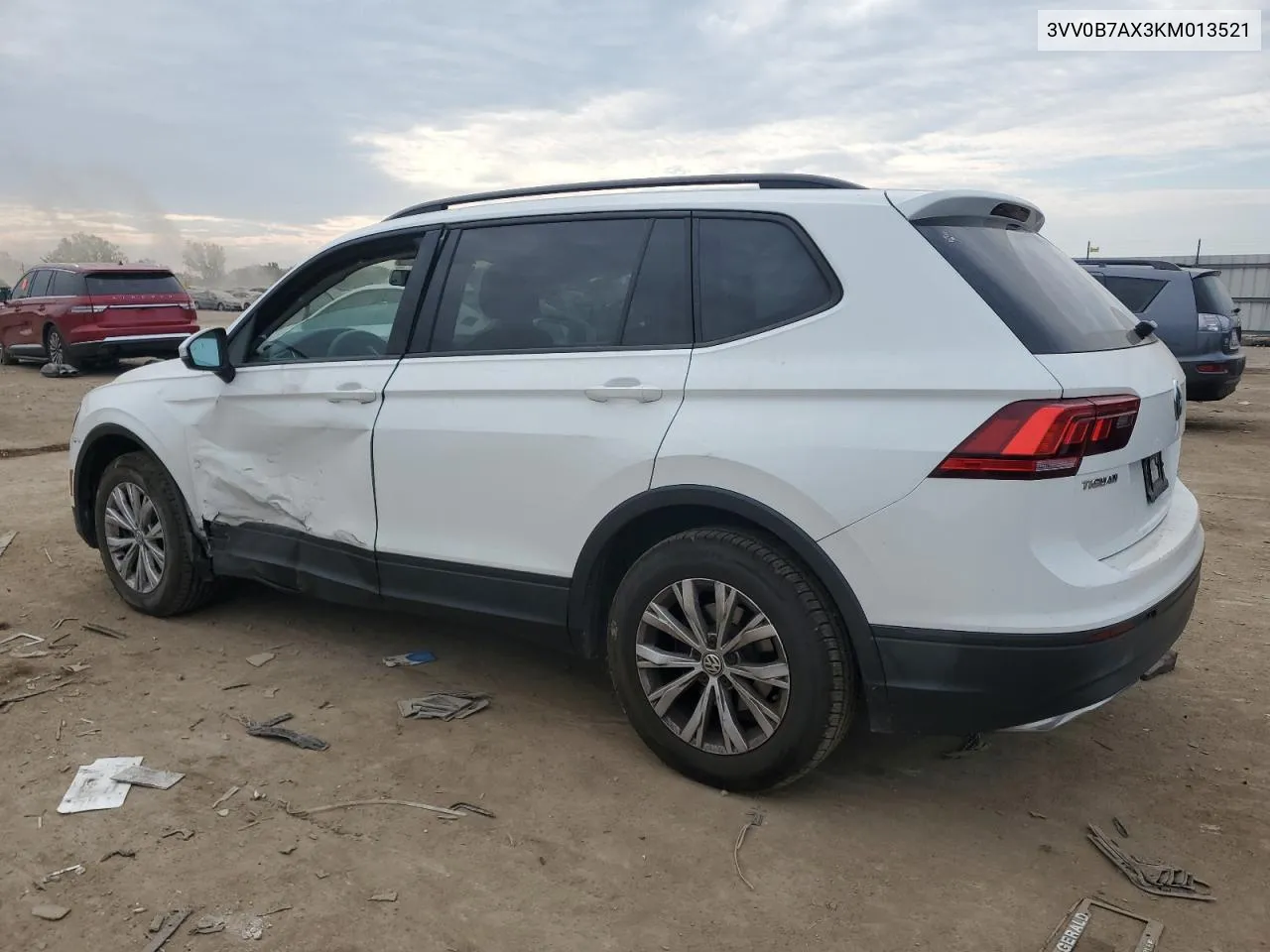 2019 Volkswagen Tiguan S VIN: 3VV0B7AX3KM013521 Lot: 72164094