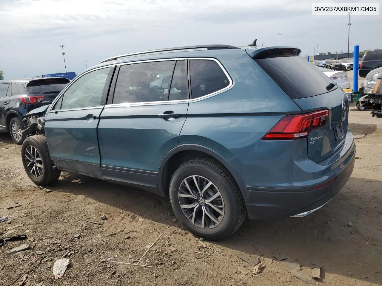 2019 Volkswagen Tiguan Se VIN: 3VV2B7AX8KM173435 Lot: 72232024