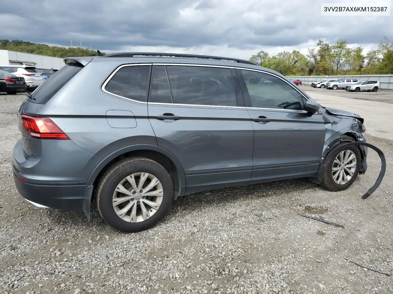 2019 Volkswagen Tiguan Se VIN: 3VV2B7AX6KM152387 Lot: 72320214