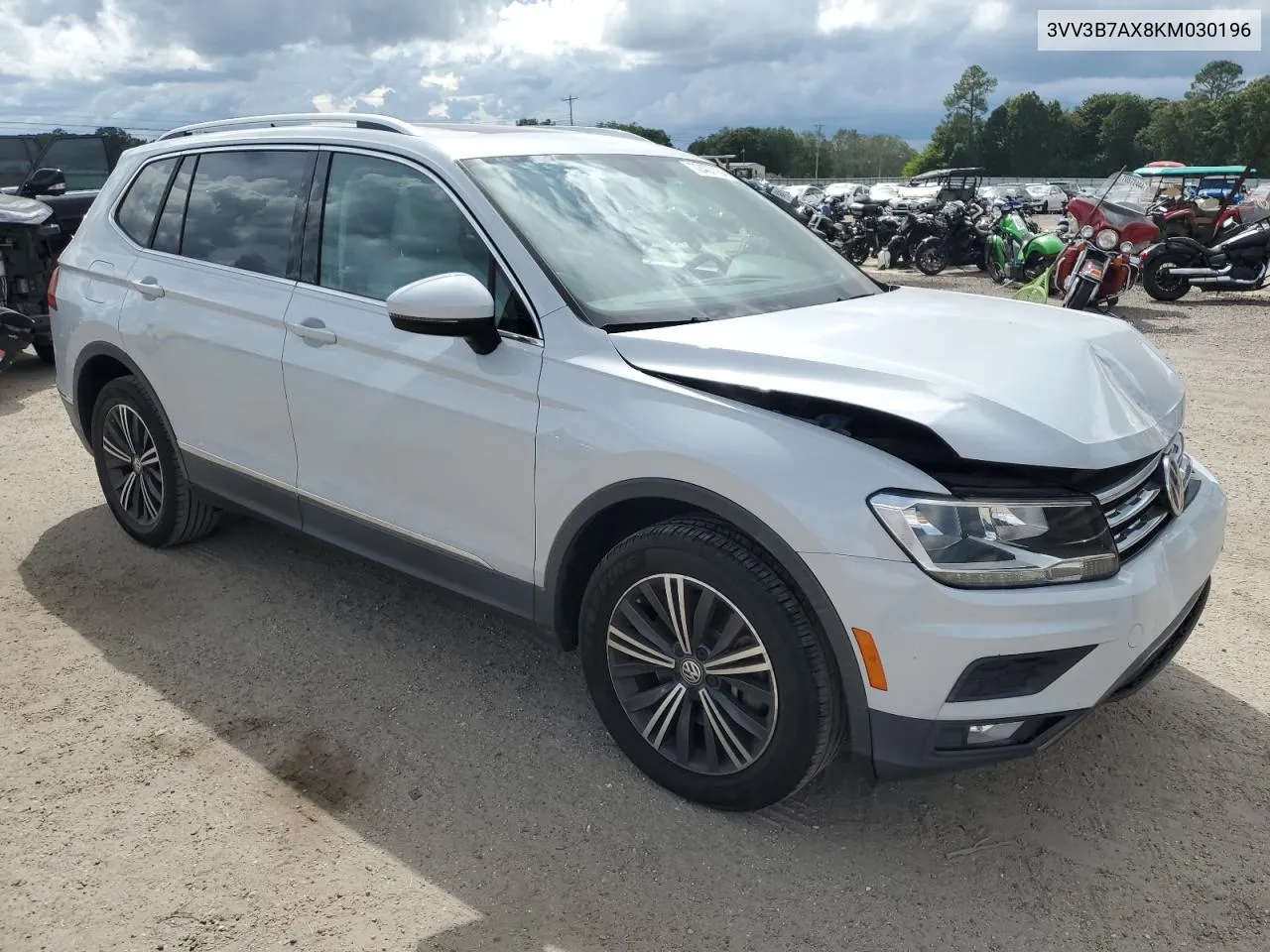 2019 Volkswagen Tiguan Se VIN: 3VV3B7AX8KM030196 Lot: 72407164