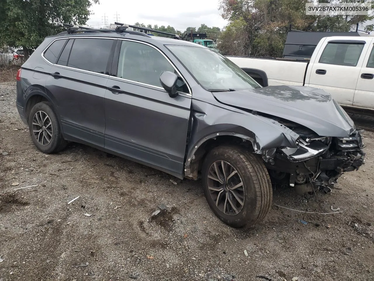 2019 Volkswagen Tiguan Se VIN: 3VV2B7AX7KM005396 Lot: 72445704