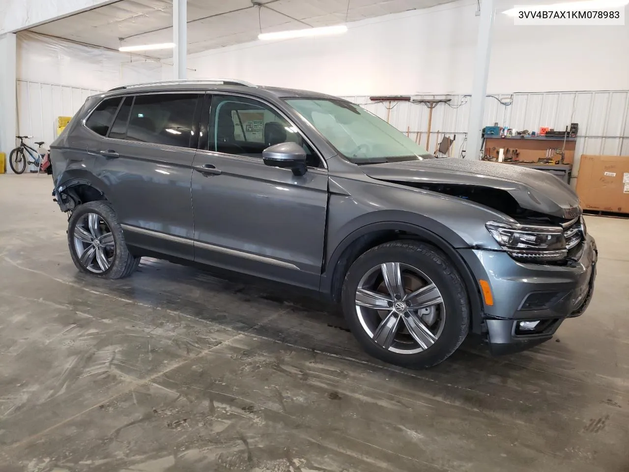 2019 Volkswagen Tiguan Sel Premium VIN: 3VV4B7AX1KM078983 Lot: 72736024