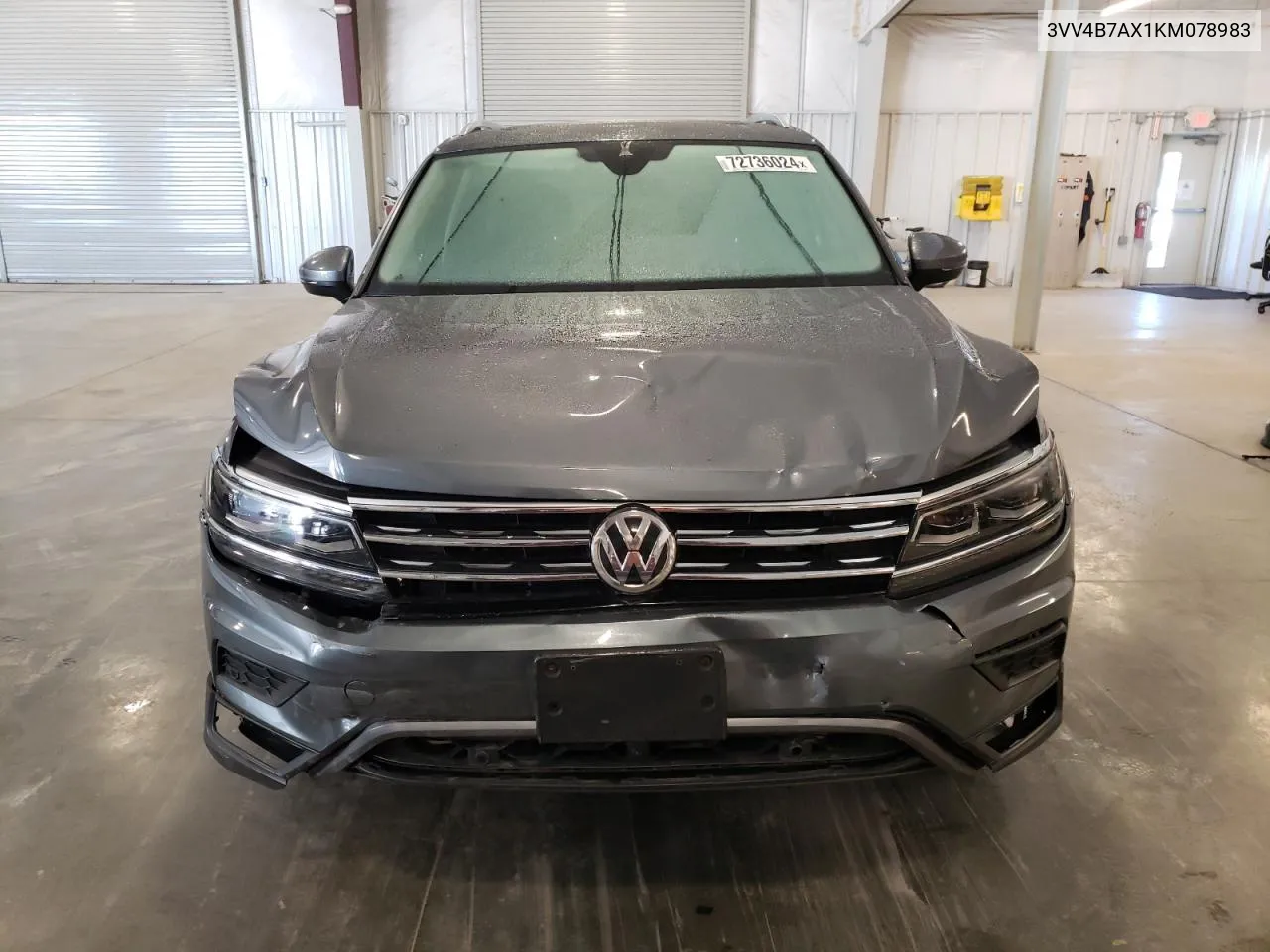 2019 Volkswagen Tiguan Sel Premium VIN: 3VV4B7AX1KM078983 Lot: 72736024