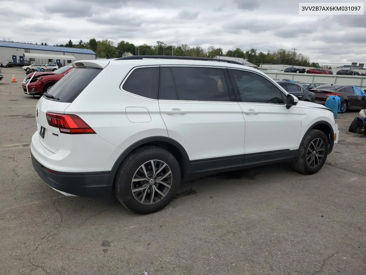 2019 Volkswagen Tiguan Se VIN: 3VV2B7AX6KM031097 Lot: 72957774