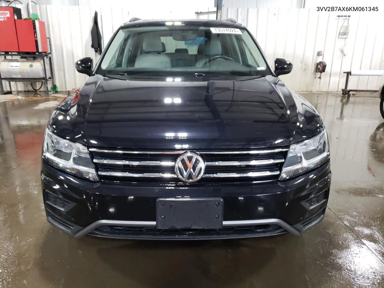 2019 Volkswagen Tiguan Se VIN: 3VV2B7AX6KM061345 Lot: 73574924