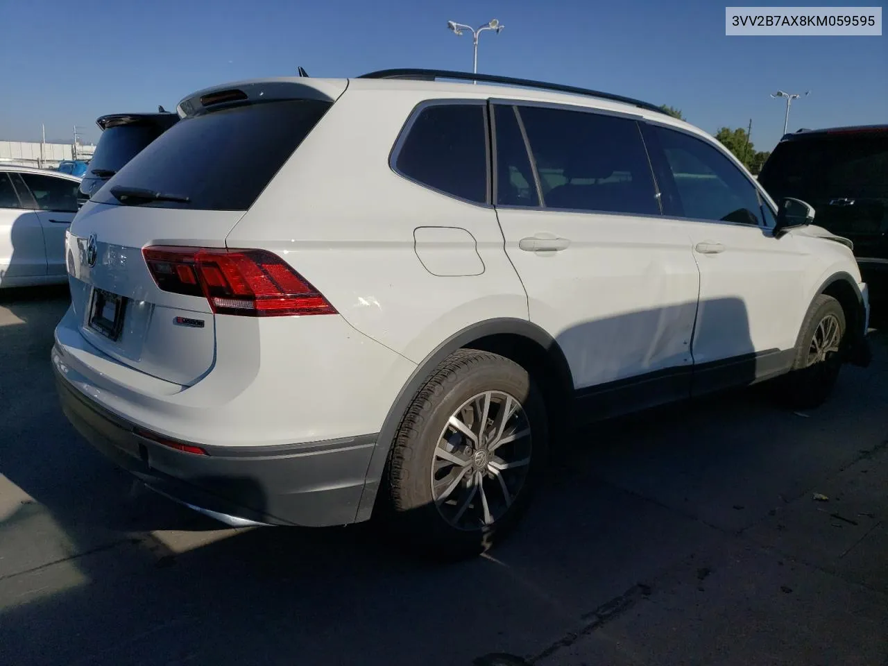 2019 Volkswagen Tiguan Se VIN: 3VV2B7AX8KM059595 Lot: 73737174