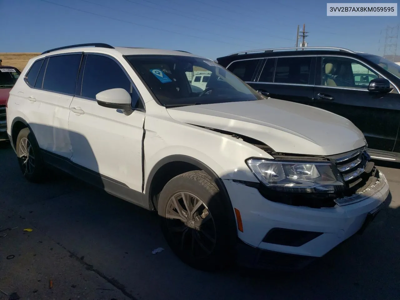 2019 Volkswagen Tiguan Se VIN: 3VV2B7AX8KM059595 Lot: 73737174