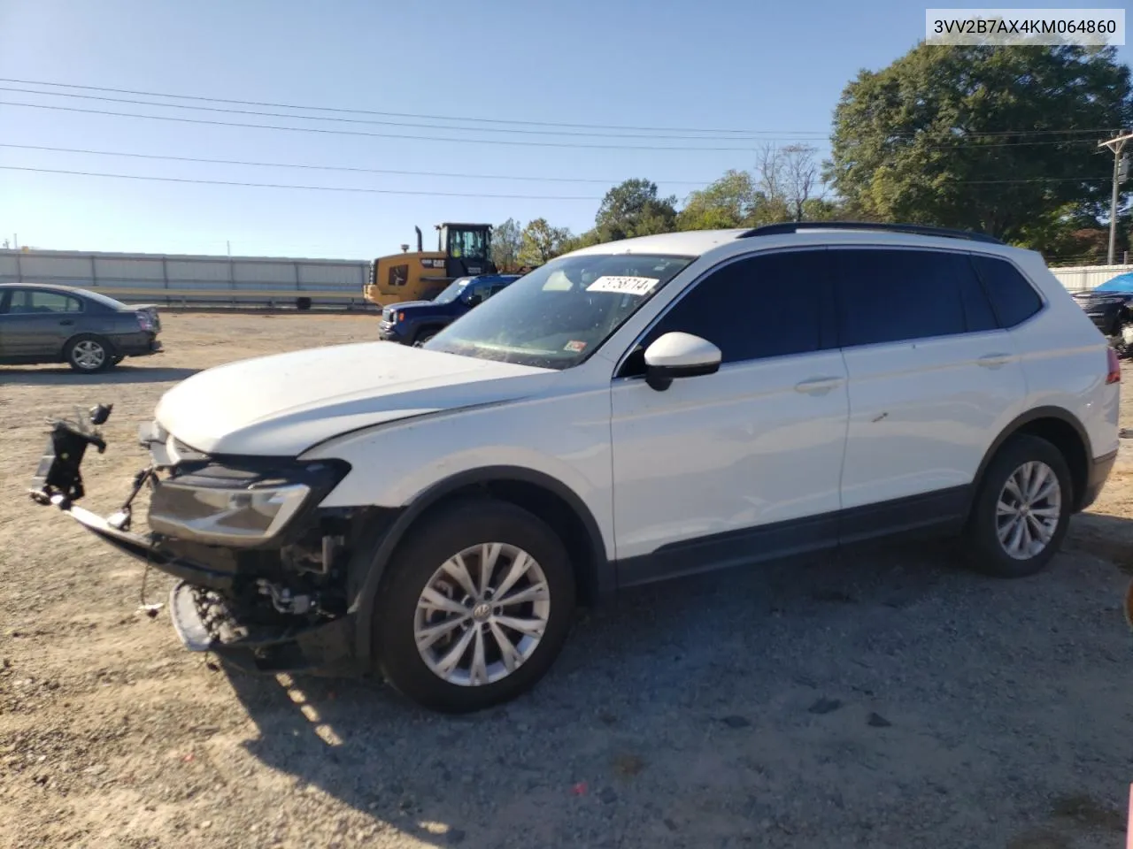 3VV2B7AX4KM064860 2019 Volkswagen Tiguan Se