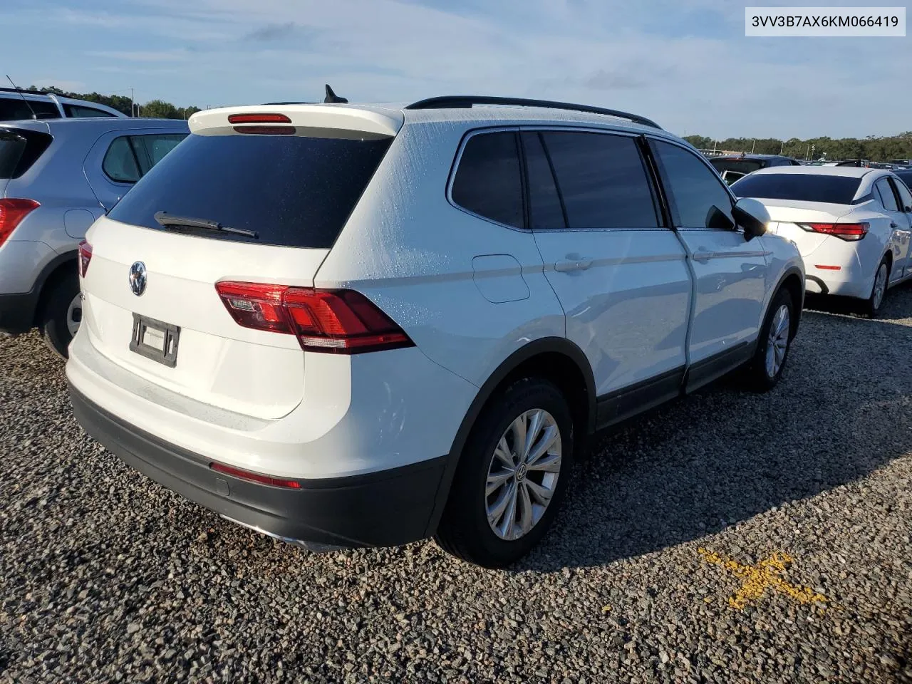 2019 Volkswagen Tiguan Se VIN: 3VV3B7AX6KM066419 Lot: 73838114