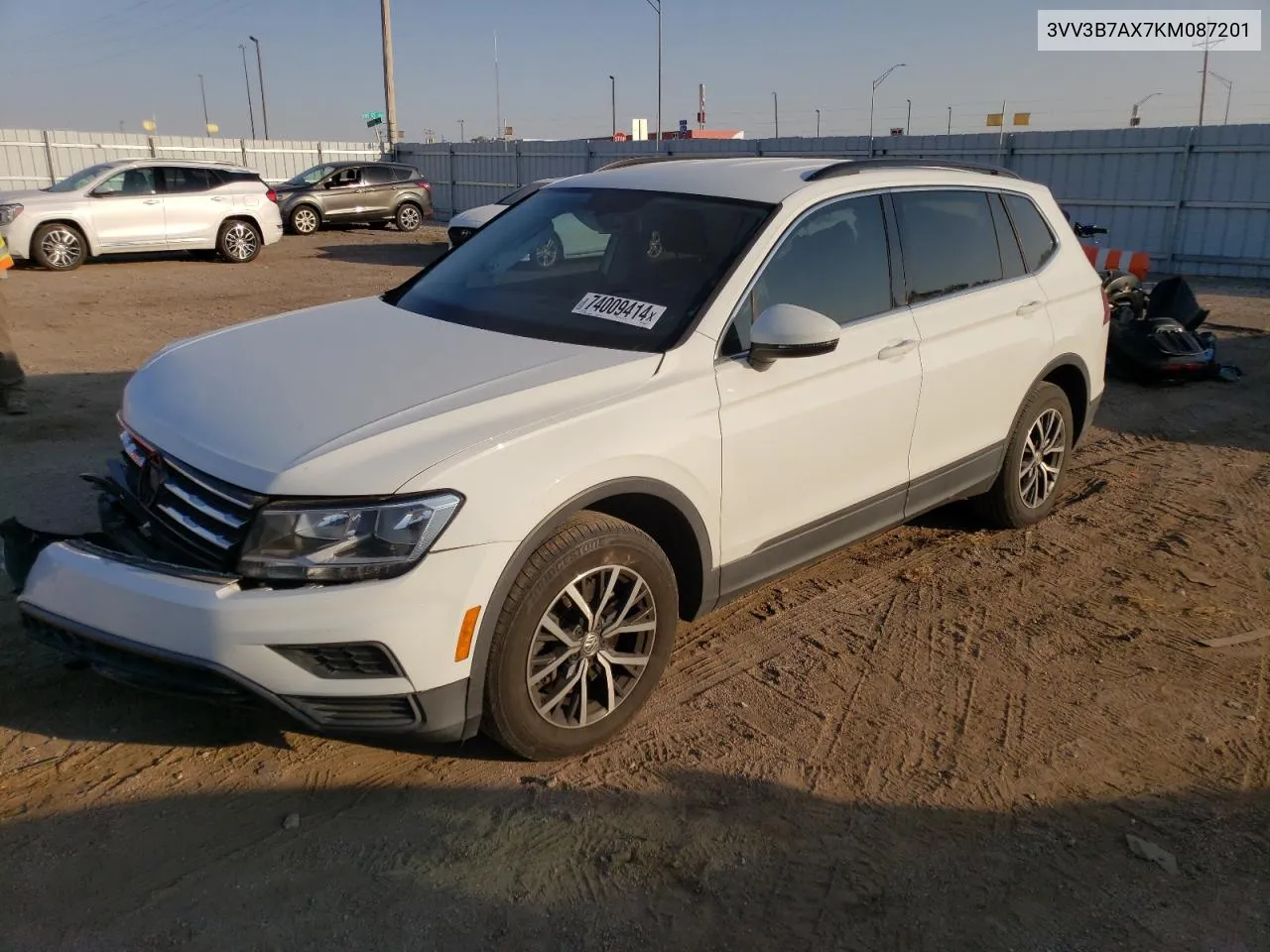 3VV3B7AX7KM087201 2019 Volkswagen Tiguan Se