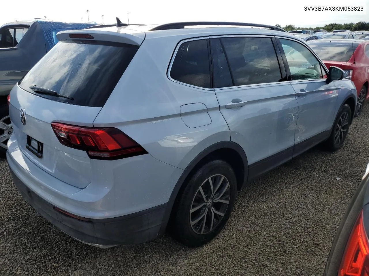 2019 Volkswagen Tiguan Se VIN: 3VV3B7AX3KM053823 Lot: 74064154