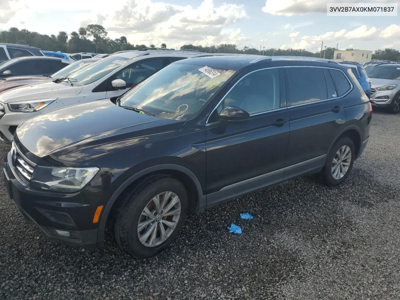 2019 Volkswagen Tiguan Se VIN: 3VV2B7AX0KM071837 Lot: 74096314