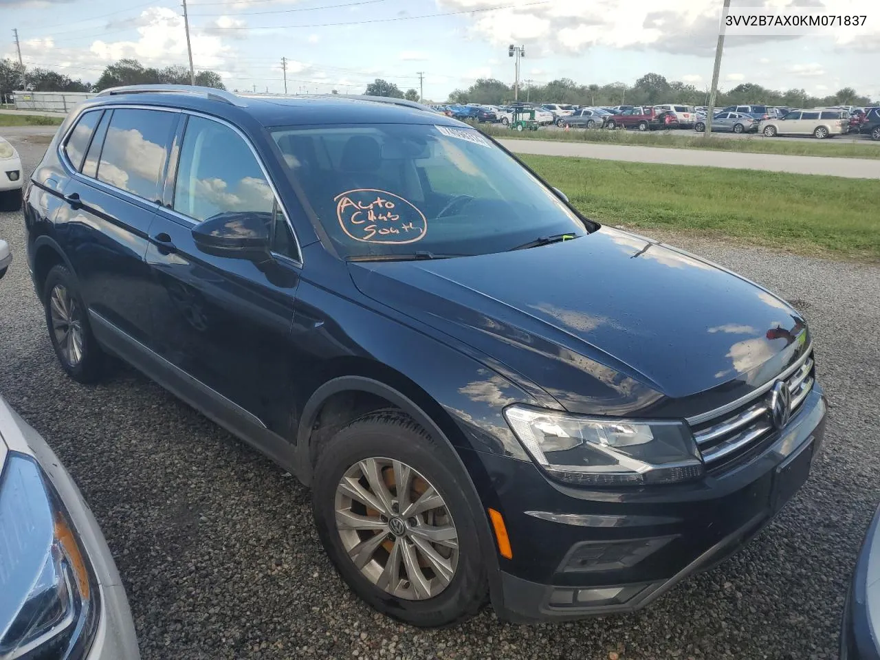 2019 Volkswagen Tiguan Se VIN: 3VV2B7AX0KM071837 Lot: 74096314