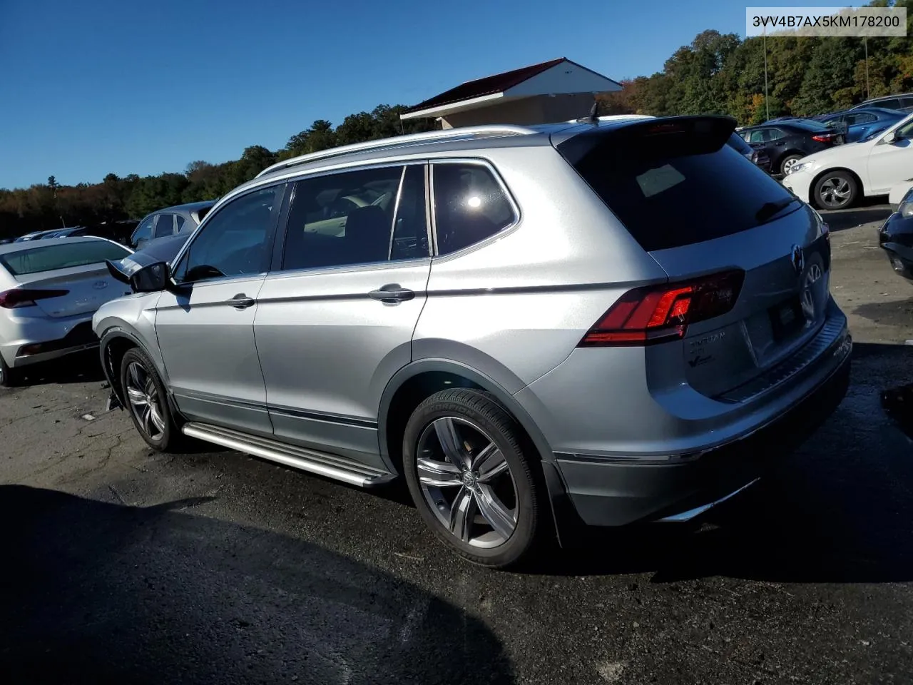 2019 Volkswagen Tiguan Sel Premium VIN: 3VV4B7AX5KM178200 Lot: 74285204