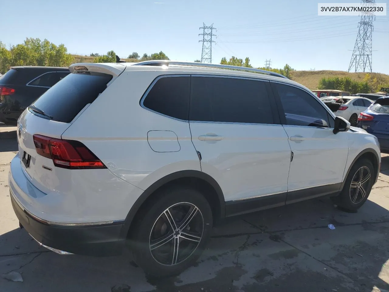 2019 Volkswagen Tiguan Se VIN: 3VV2B7AX7KM022330 Lot: 74296684