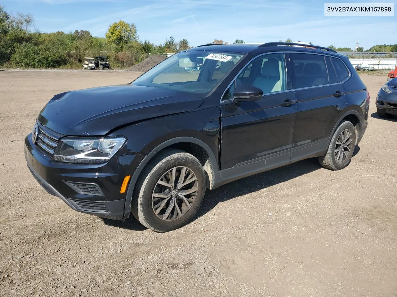 2019 Volkswagen Tiguan Se VIN: 3VV2B7AX1KM157898 Lot: 74301934