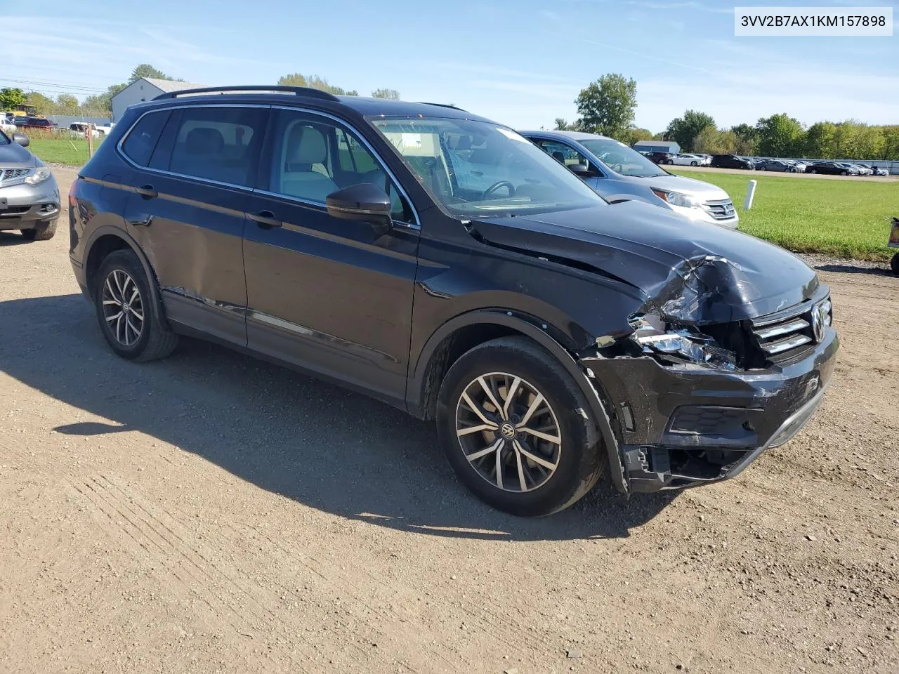 2019 Volkswagen Tiguan Se VIN: 3VV2B7AX1KM157898 Lot: 74301934