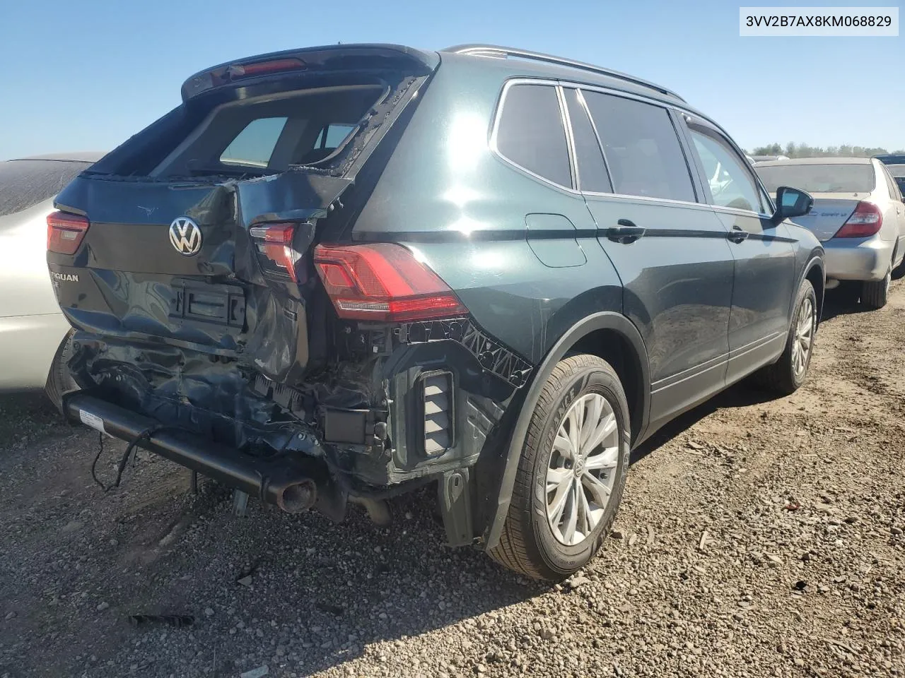 2019 Volkswagen Tiguan Se VIN: 3VV2B7AX8KM068829 Lot: 74552544