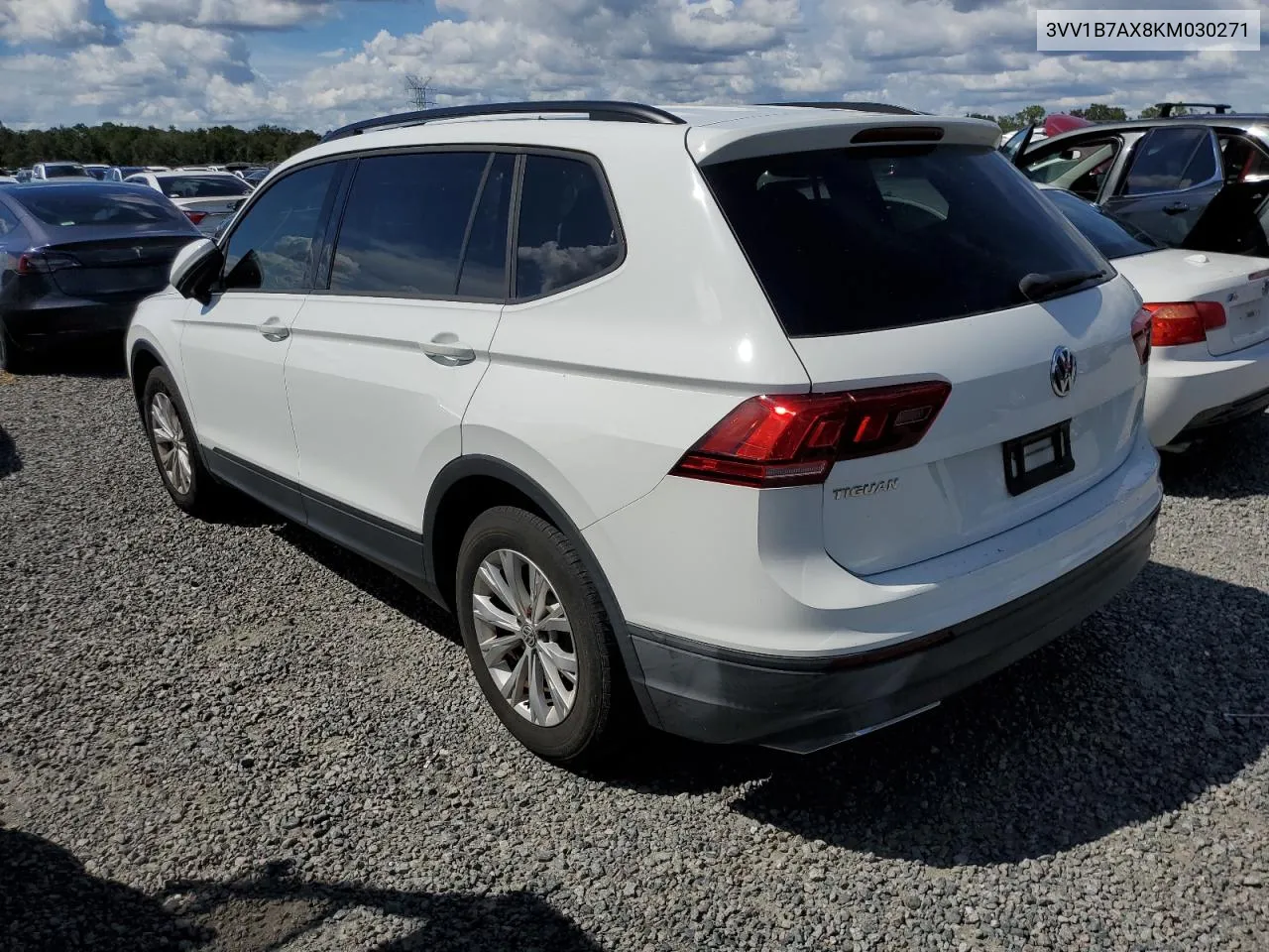 2019 Volkswagen Tiguan S VIN: 3VV1B7AX8KM030271 Lot: 74603924