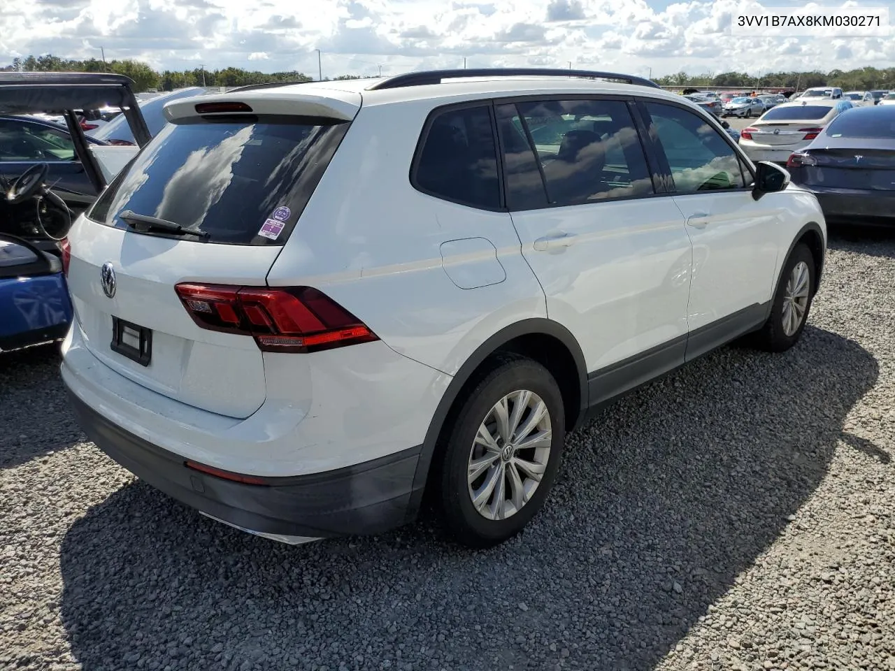 2019 Volkswagen Tiguan S VIN: 3VV1B7AX8KM030271 Lot: 74603924