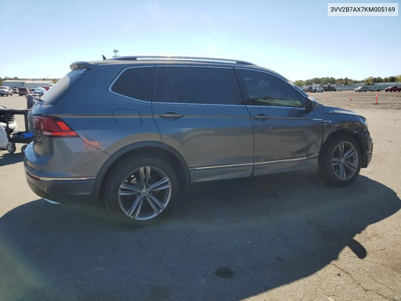 2019 Volkswagen Tiguan Se VIN: 3VV2B7AX7KM005169 Lot: 74609234